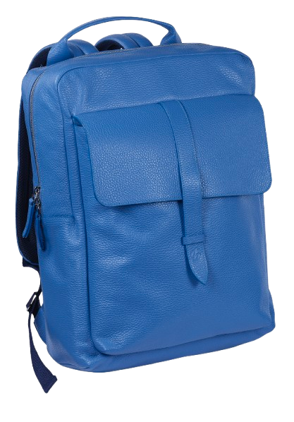 Lederrucksack — Bleu